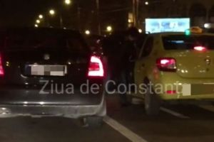 Cum a izbucnit scandalului de aseara din zona Trocadero. Un taximetrist, agresat. Avem imaginile!