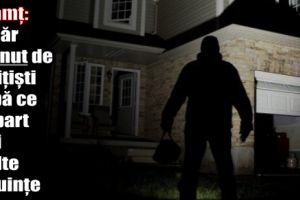 Neamţ: Tânăr reţinut de poliţişti după ce a spart mai multe locuinţe