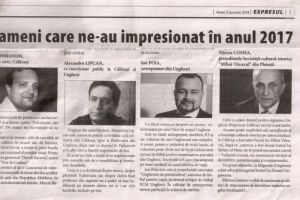 Mircea Cosma, omul anului 2017 in Republica Moldova