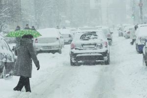 Bacăul, sub cod galben de ninsori şi viscol