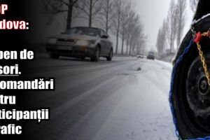 DRDP Moldova: Cod galben de ninsori. Recomandări pentru participanţii la trafic
