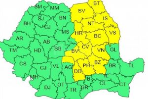 Judeţul Suceava, sub atenţionare de cod galben de ninsori şi viscol