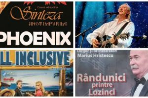 Evenimente în februarie-martie, la Casa de Cultură a Sindicatelor din Alba Iulia: Teatru ”All inclusive” şi concerte Phoenix, Ștefan Hruşcă şi Tudor Gheorghe