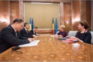 Primirea Excelentei Sale XU Feihong, ambasadorul Republicii Populare Chineze in Romania, de catre doamna prim-ministru Viorica Dancila