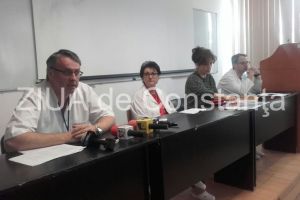 Managerul Spitalului Judetean de Urgenta Constanta, dr. Catalin Grasa, prezinta raportul activitatii unitatii sanitare pe anul 2017 