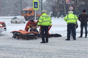 Persoană accidentată pe trecerea de pietoni din Miercurea Ciuc