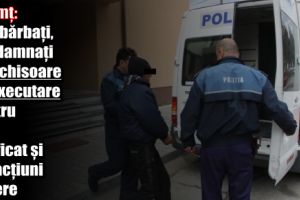 Neamţ: Trei bărbaţi, condamnaţi la închisoare cu executare pentru furt şi infracţiuni rutiere