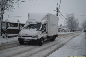 Situaţia în judeţul Bacău în urma căderilor de zăpadă la ora 14.00