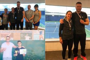Fiul cel mare al lui Marcel Lica: Eden Lica si sora Monicai Niculescu au castigat la dublu mixt, in SUA, un turneu de Pickleball (galerie foto)