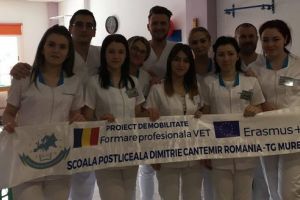 Elevi de la Şcoala Postliceală Sanitară „Dimitrie Cantemir” Târgu-Mureş, practică în Italia şi Spania