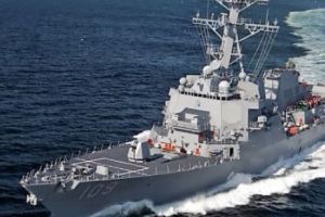 Distrugătorul USS Ross, escală în portul Constanţa
