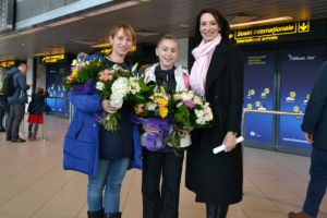 Denisa Stoian, felicitată de Irina Deleanu