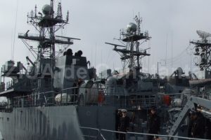 Nava militara americana, escala in portul Constanta