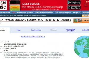 Este cel mai mare din Regatul Unit din ultimii zece ani, cand a avut loc seismul din Market Rasen.  Epicentrul seismului  a fost resimtit in toata Tara Galilor, cea mai mare parte a Angliei Occidentale si in sud-vestul Angliei.  Citeste mai mu