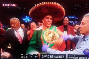 S-a incheiat meciul de box dintre romanul Ronald Gavril si americanul David Benavidez pentru titlul mondial versiunea WBC 