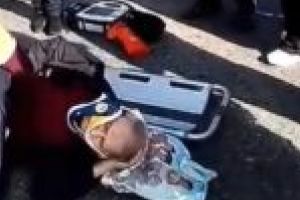 Bătrân accidentat grav în Reşiţa, chiar pe trecerea de pietoni. La volan, un interlop ieşit din puşcărie! [VIDEO]