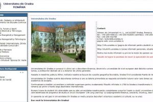 Restanţieri la informatică: Site-ul Universităţii din Oradea nu 