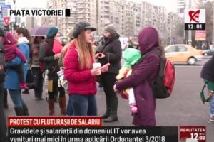 Flashmob in Piata Victoriei, din Capitala, intitulat sugestiv 
