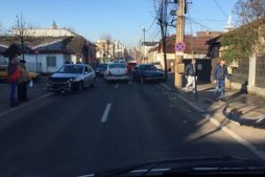 Accident rutier pe strada Progresului din Baia Mare (FOTO)