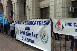 Profesorii încep protestele. Miercuri şi joi pichetează Ministerul Muncii