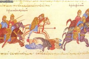 Mesopotamia Apusului, Strategatul Dristrei, Thema Paristrion  Tulburata istorie a Dobrogei in sec. X - XI 