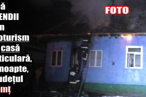 Două incendii la un autoturism şi o casă particulară, azi-noapte, în judeţul Neamţ