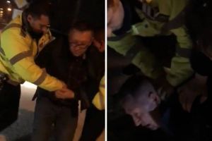 Intervenţie în forţă a poliţiştilor, pentru încătuşarea unui şofer care nu a comis ...