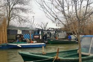 Alertă în Delta Dunării. Incendiu, la Sulina, stins de poliţiştii de frontieră