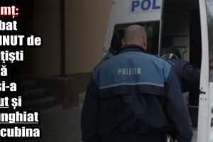 Neamţ: Bărbat reţinut de poliţişti după ce şi-a bătut şi înjunghiat concubina