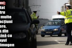Neamţ: Căutat pentru mai multe infracţiuni rutiere, scos din maşină cu sprayul lacrimogen