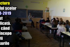 Structura anului şcolar 2018-2019 a fost publicată. Vezi când vor începe elevii cursurile