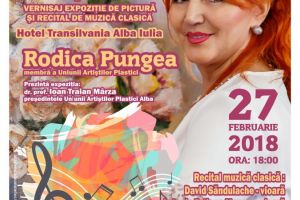 27 februarie: ”Simfonie de primăvară” – eveniment dedicat artei, în care armonia culorilor se va împleti cu cea a sunetelor, la Academia Doamnelor, în Alba Iulia