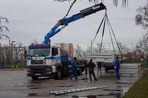 Au sosit primele containere in care vor invata elevii de la Sc. Generala 30 din Soarelui