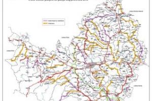 Harta drumurilor judeţene care urmează să fie reabilitate în 2018 de CJ Cluj. Vezi care sunt sectoarele de drum pe care se va lucra