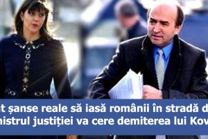 Sunt şanse reale să iasă românii în stradă dacă ministrul justiţiei va cere demiterea lui Kovesi