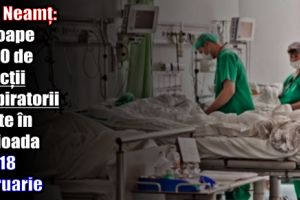 DSP Neamţ: Aproape 3000 de infecţii respiratorii acute în perioada 12-18 februarie