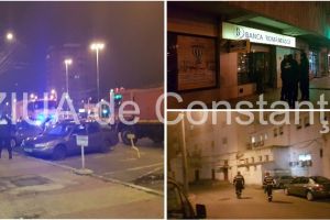 Imagini de la eveniment. Pompierii ISU Dobrogea in alerta. Incendiu la o banca din zona ICIL din Constanta