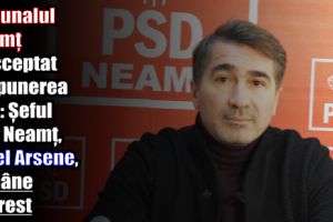 Tribunalul Neamţ a acceptat solicitarea DNA: Șeful PSD Neamţ, Ionel Arsene, rămâne în arest