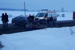 A provocat un accident după ce a pătruns pe E 85 fără a se asigura