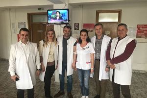 Liberalii bistriţeni au donat sânge, dar şi un televizor