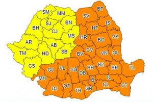 Cod galben de ger în Bistriţa-Năsăud! Cinci zile cu temperaturi scăzute