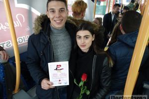 De Dragobete, Dragostea s-a plimbat prin oraş cu autobuzul