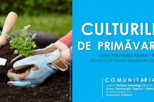 ”Comunitaria – grădina comunitară” prinde viaţă la Liceul Agricol