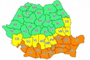 Teleorman, sub cod portocaliu de ger şi ninsori/ Prefectul a convocat Comitetul pentru Situaţii de Urgenţă