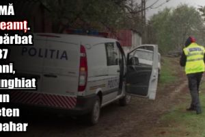 Crimă în Neamţ. Un bărbat de 37 de ani, înjunghiat de un prieten de pahar