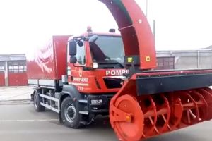 ISU Bacău a trimis o freză în judeţul Ialomiţa