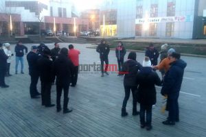 FOTO&LIVE. Protest la -5 grade C. Mai mult sătmăreni, alături de Kovesi şi DNA