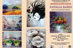 1 martie: Expoziţie de artă plastică semnată Natalia Bardi, la Aiud