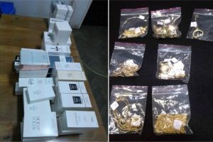 Bijuterii din aur confiscate in PTF Vama Veche. Ce au mai descoperit politistii de frontiera in bagajele unorpersoane care vroiau sa intre in tara