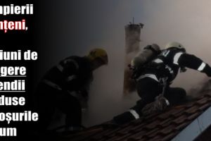 Pompierii nemţeni, trei misiuni de stingere incendii produse la coşurile de fum